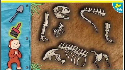 Curious George Find The Dinosaur Cartoon Games For Kids