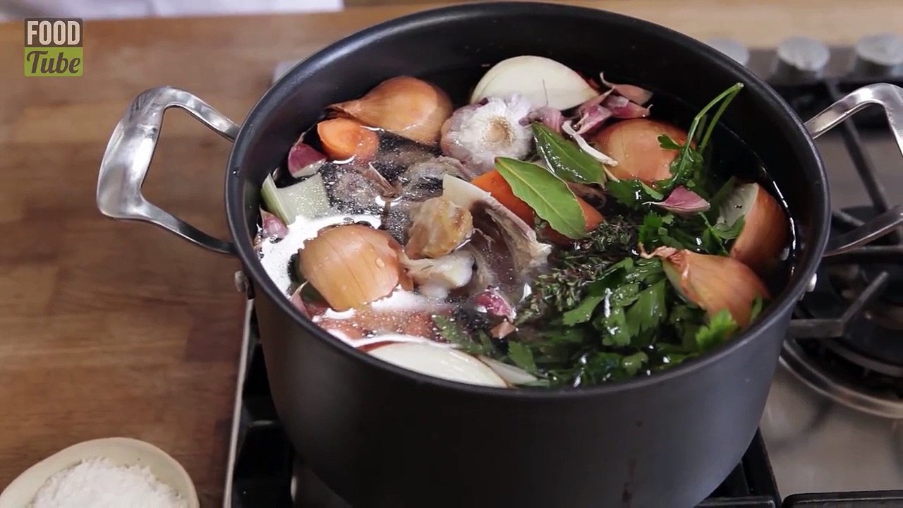 Easy chicken stock | Jamie Oliver's food team