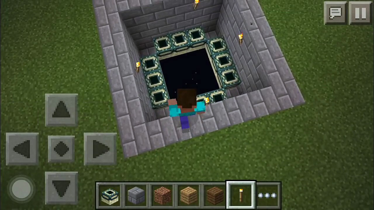 How To Make An End Portal Minecraft Pocket Edition 0.10.4