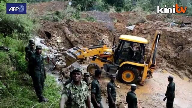 Hujan hindari kerja cari mangsa tanah runtuh Sri Lanka