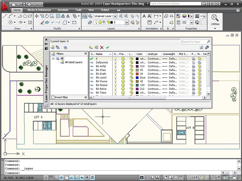 AutoCAD 2009 - part 11 - Working with Layers