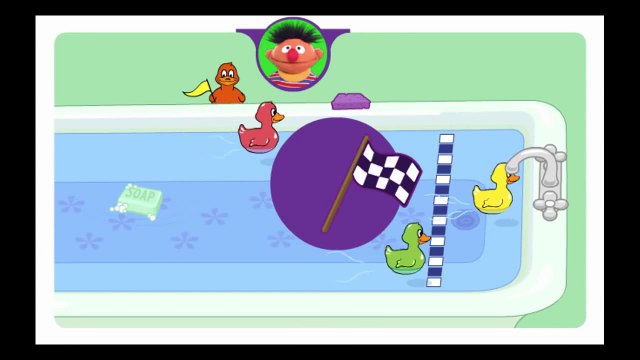 Play With Me Sesame Duckie Races Cartoon Animation Sprout PBS Kids Game Play Walkthrough