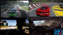 Dirt Rally, Forza Horizon 2, Project CARS and DriveClub