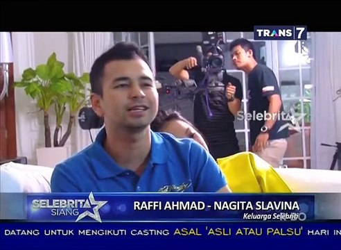 [150809]Selebrita Siang - Raffi jalani syuting bareng istri