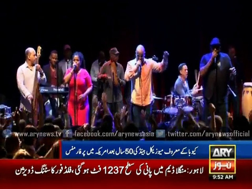 Cuban band perform after 50 years