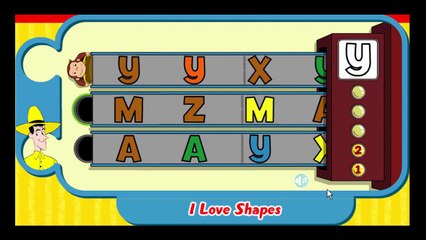 Curious George I Love Shapes Cartoon Animation PBS Kids Game Play Walkthrough