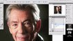 Ian McKellen (Speed Vector Art Portrait Process Using Adobe Illustrator CS5)