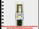 Komputerbay 2GB DDR2 800MHz PC2-6300 PC2-6400 (240 PIN) DIMM Desktop-Speicher