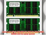 Samsung 3rd 2GB (2x 1GB) DDR2 PC2-4200 PC2-4300 533MHZ SODIMM (200 Pin) Laptop-Speicher