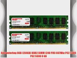 Komputerbay 8GB (2X4GB) DDR2 DIMM (240 PIN) 667Mhz PC2 5400 PC2 5300 8 GB