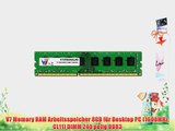 V7 Memory RAM Arbeitsspeicher 8GB f?r Desktop PC (1600MHz CL11) DIMM 240 polig DDR3