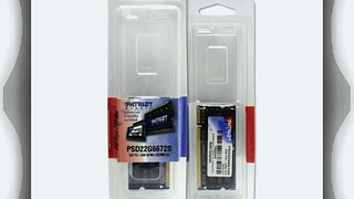 PATRIOT 2GB DDR2 PC2-5300 667MHz CL5 Signature Line SoDimm