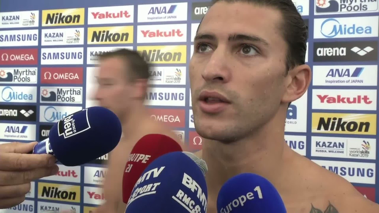 Natation - ChM (H) - Relais 4x100m 4 nages : Perez Dortona «Ca nous laisse espérer une médaille»