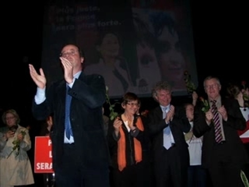 François Hollande Brest  26 mars 2007