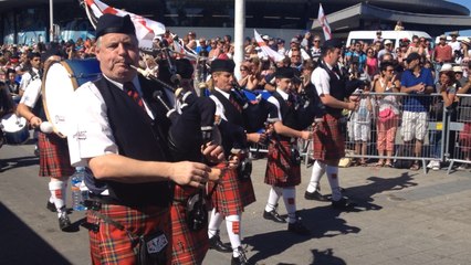 Le Derryclavin Pipe Band (Irlande)