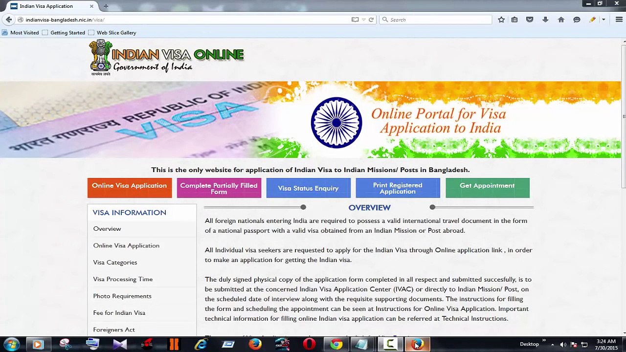 New OTP based visa appointment date getting system[Indian VISA]