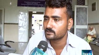 Gana Ram Hospital out door single lift out of order, Dawn News report by Saif Ullah Cheema