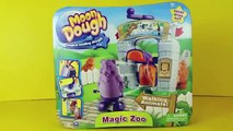 Play Doh vs. Moon Dough Magic Zoo Play-Doh Penguin, Moon Dough Monkey Walking Play Doh Animals