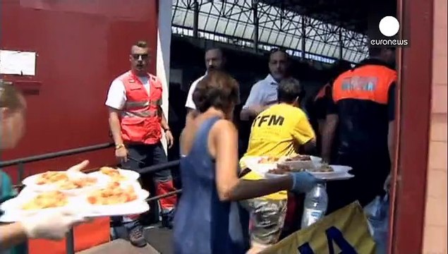 Лесной пожар в Эстремадуре