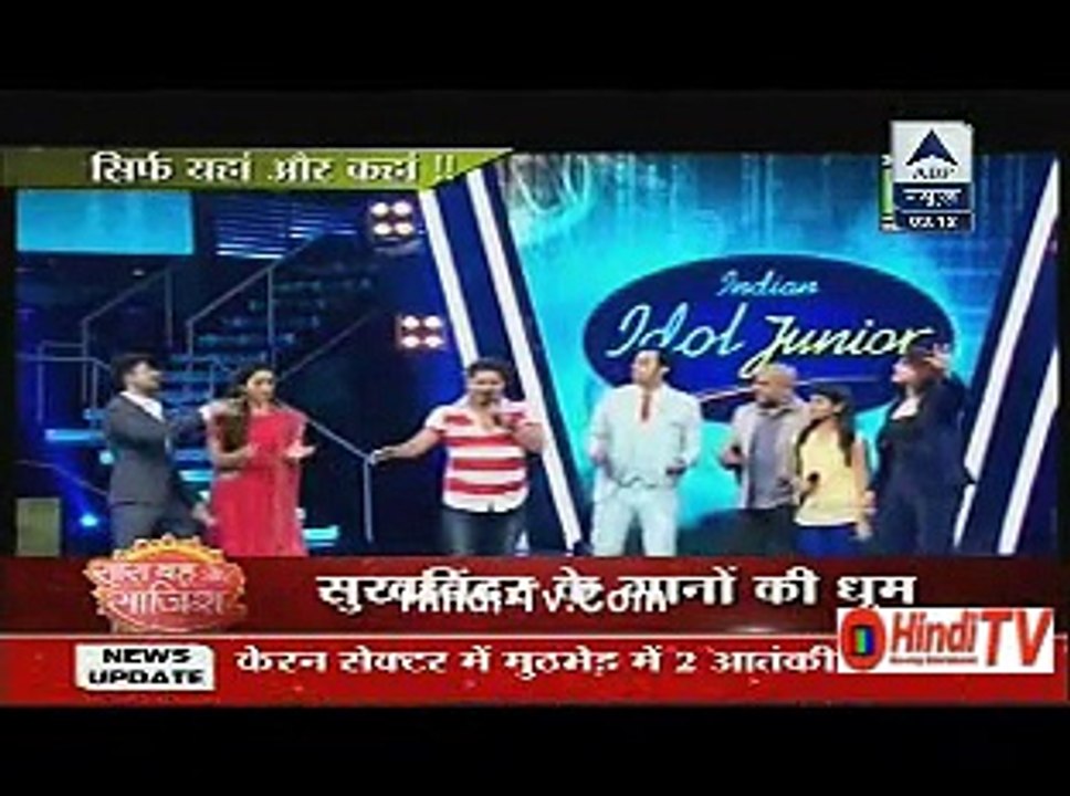 Indian Idol Junior 9th August 2015 Sukhwinder Ke Gana Ki Dhoom Hindi-Tv.Com