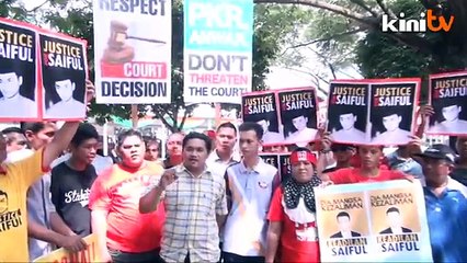 Liwat II: Penyokong Saiful Bukhari mahu keputusan segera