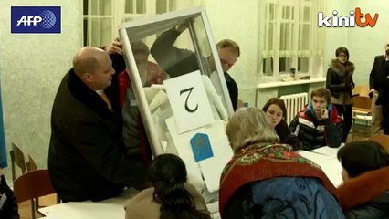 Pertempuran, tembak-menembak pada pilihan raya Ukraine