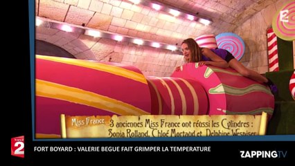 Valérie Bègue sexy dans Fort Boyard !