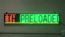 SCROLLING LED SIGNS WITH WIRELESS REMOTE