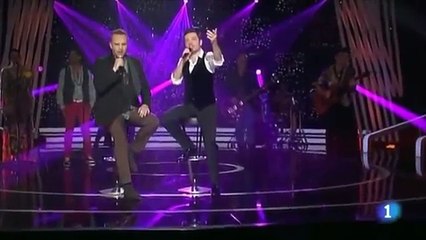 Amiga  Miguel Bosé y Tiziano Ferro