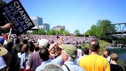 Barak Obama Iowa Victory Speech Remix w/ Michael Jackson