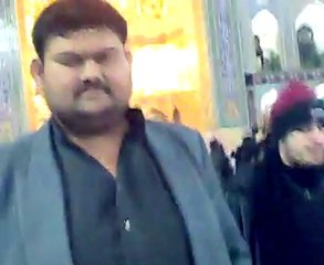 Shahbaz Bhai- 2007 in Haram e Imam e Raza a.s -  Little Asghar & Muhammad Abbas Raza.