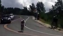 La terrible chute de Matt Brammeier lors du Tour de l'Utah