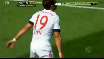 Mario Gotze Big Chance | Nottingen vs Bayern Munich 09.08.2015