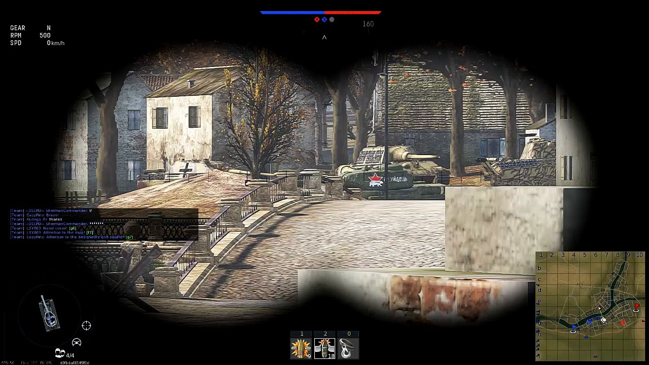 War Thunder Tiger II P with x-ray vision