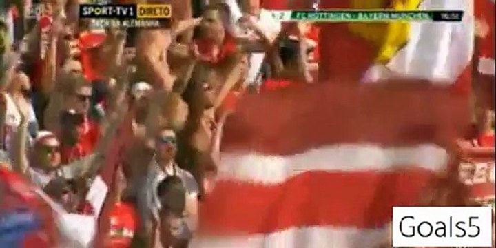 Mario Gotze Goal FC Nottingen 1 - 2 Bayern DFB Pokal 9-8-2015