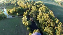 Iowa Powered Paragliding - paramotoring over the farmlands of Madison County