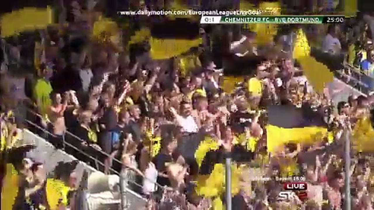 All Goals HD | Chemnitzer 0-2 Borussia Dortmund 09.08.2015 HD