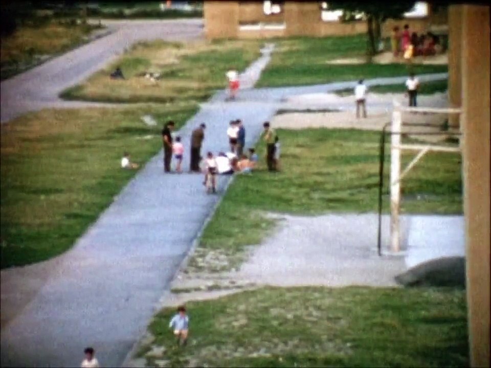 Cité Emmaüs Aulnay-sous-bois années 1960.Cité nouvelle.Cité de l'Europe.Film 8mm.