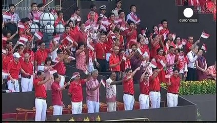 جشنی برای پنجاهمین سال استقلال و رونق اقتصادی سنگاپور