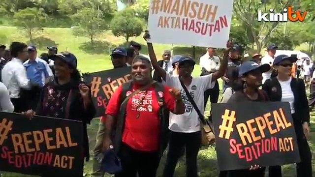 Peguam berarak bantah Akta Hasutan