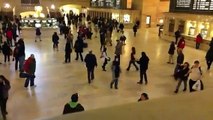 Flash mob hula or busted... MPI at grand central station