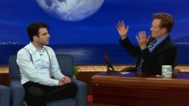 Zachary Quinto Got the Spock Salute From Obama - CONAN on TBS