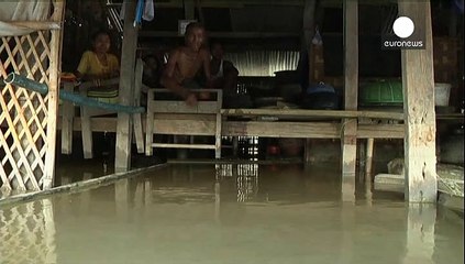 Un centenar de muertos por las inundaciones en Birmania