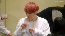 150509 방탄소년단(BTS) SUGA - 스케줄이 있어요~...화이팅...화이팅...