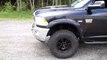 2010 dodge ram mega cab leveling kit 35'' tires mickey thompson sidebiter wheels.