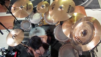 10 Year Old Girl Drummer- Paulina From Mexico - My Life Would Suck-Cobus Version