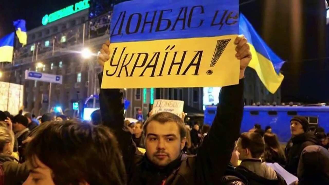 Донецк поднялся за единую Украину! Видео с митинга в Донецке на песню Океан Эльзы "Стена"