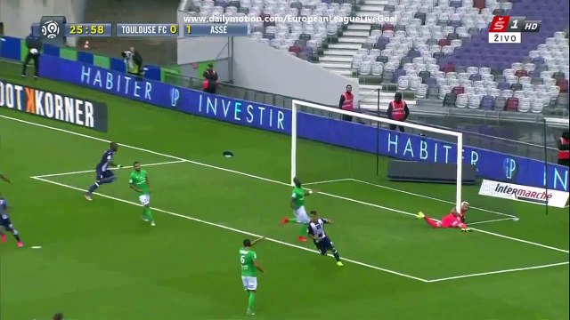 Martin Braithwaite 1_1 Great Goal _ Toulouse - Saint-Etienne 09.08.2015 HD