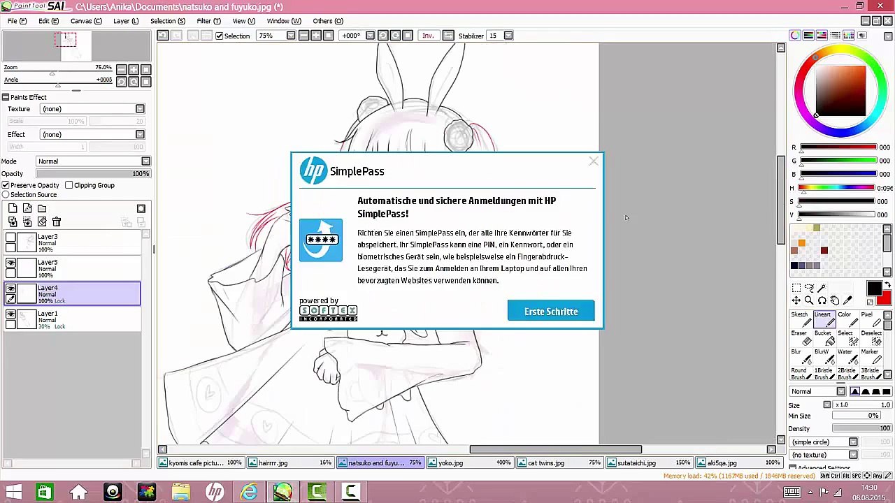 anime bnny girls speedpaint // NIKABEBII