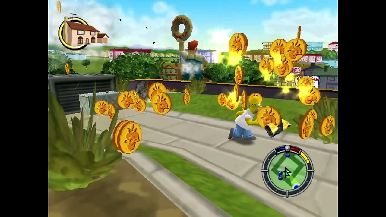 [ITA] I simpson Hit and Run ep 1 - smoking e tagliaerba in mezzo alla strada!